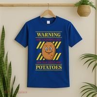 Potato Spud Root Vegetable Tater Vegan Lover Keto Gift Idea T-Shirt thumb 2