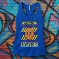 Potato Spud Root Vegetable Tater Vegan Lover Keto Gift Idea Women's Tank Top thumb 3