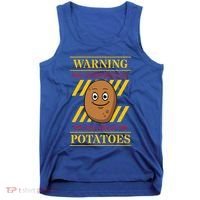 Potato Spud Root Vegetable Tater Vegan Lover Keto Gift Idea Tank Top thumb 0