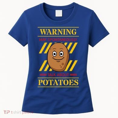 Potato Spud Root Vegetable Tater Vegan Lover Keto Gift Idea Women's T-Shirt