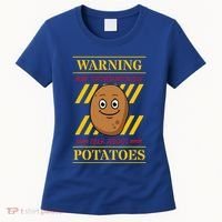 Potato Spud Root Vegetable Tater Vegan Lover Keto Gift Idea Women's T-Shirt thumb 0