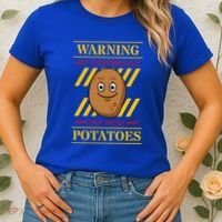 Potato Spud Root Vegetable Tater Vegan Lover Keto Gift Idea Women's T-Shirt thumb 2