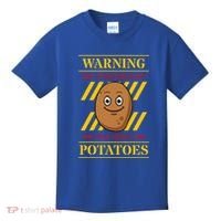 Potato Spud Root Vegetable Tater Vegan Lover Keto Gift Idea Kids T-Shirt thumb 0