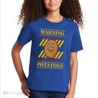 Potato Spud Root Vegetable Tater Vegan Lover Keto Gift Idea Kids T-Shirt thumb 2