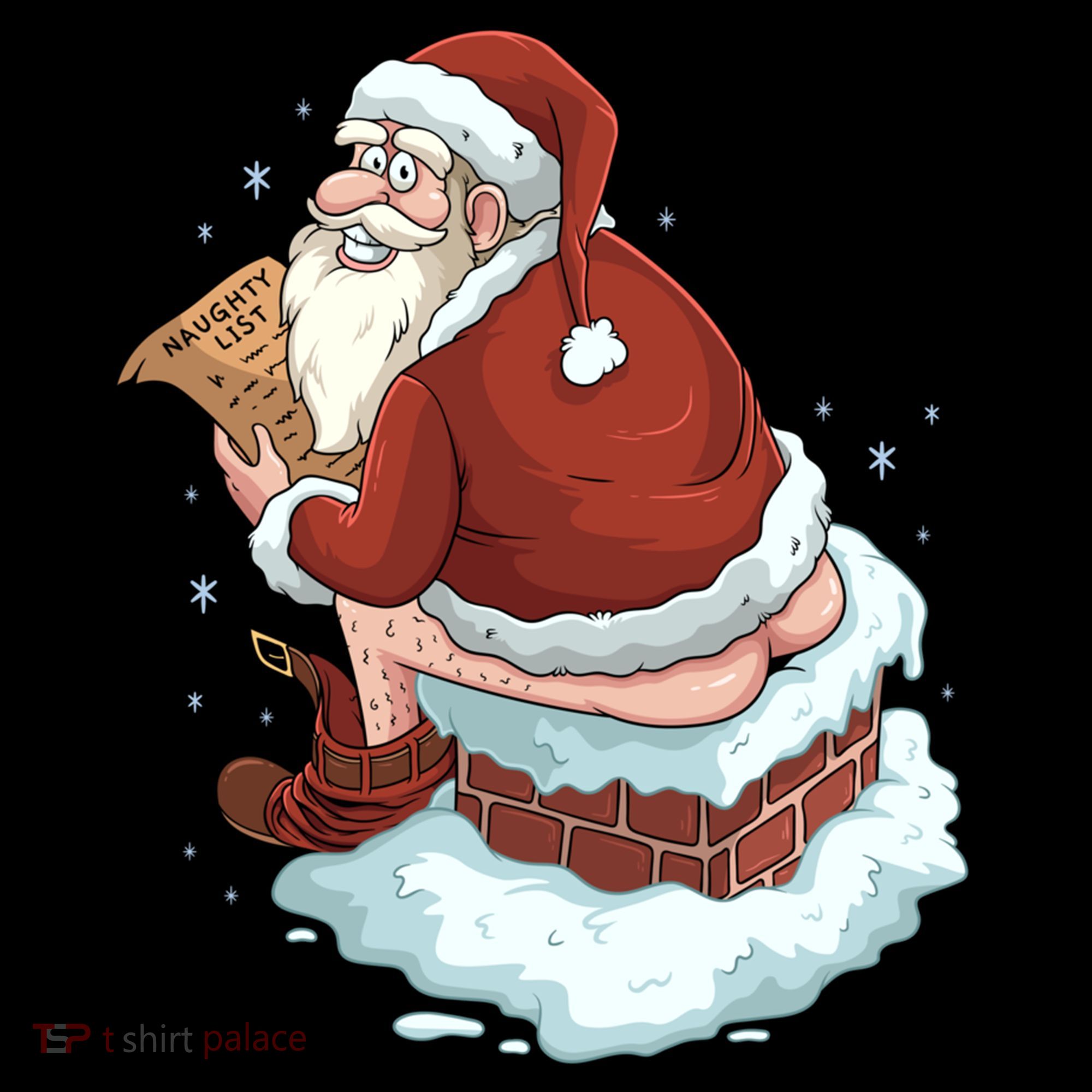 Pooping Santa Really Bad Naughty List Gift Christmas Meaningful Gift Coffee Mug
