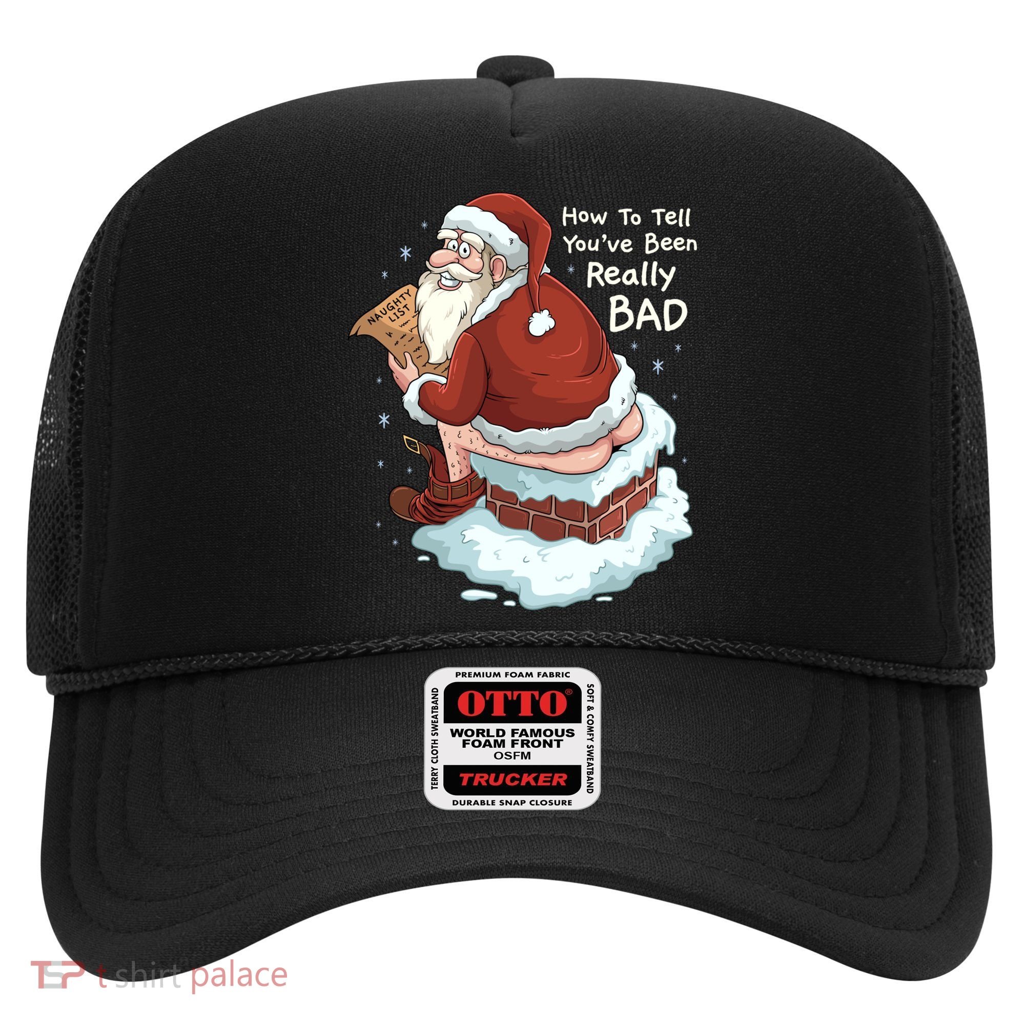 Pooping Santa Really Bad Naughty List Gift Christmas Meaningful Gift Hat