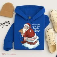 Pooping Santa Really Bad Naughty List Gift Christmas Meaningful Gift Hoodie thumb 4