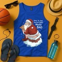 Pooping Santa Really Bad Naughty List Gift Christmas Meaningful Gift Tank Top thumb 4