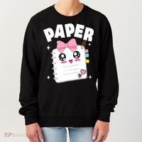 Paper Scissors Rock Halloween Costumes Group Family Women's Sweatshirt thumb 0