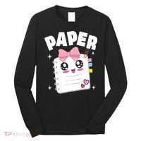 Paper Scissors Rock Halloween Costumes Group Family Long Sleeve Shirt thumb 0