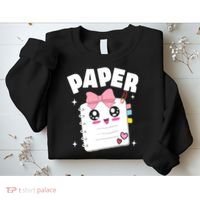 Paper Scissors Rock Halloween Costumes Group Family Sweatshirt thumb 2