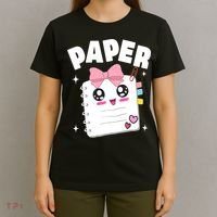 Paper Scissors Rock Halloween Costumes Group Family T-Shirt thumb 4