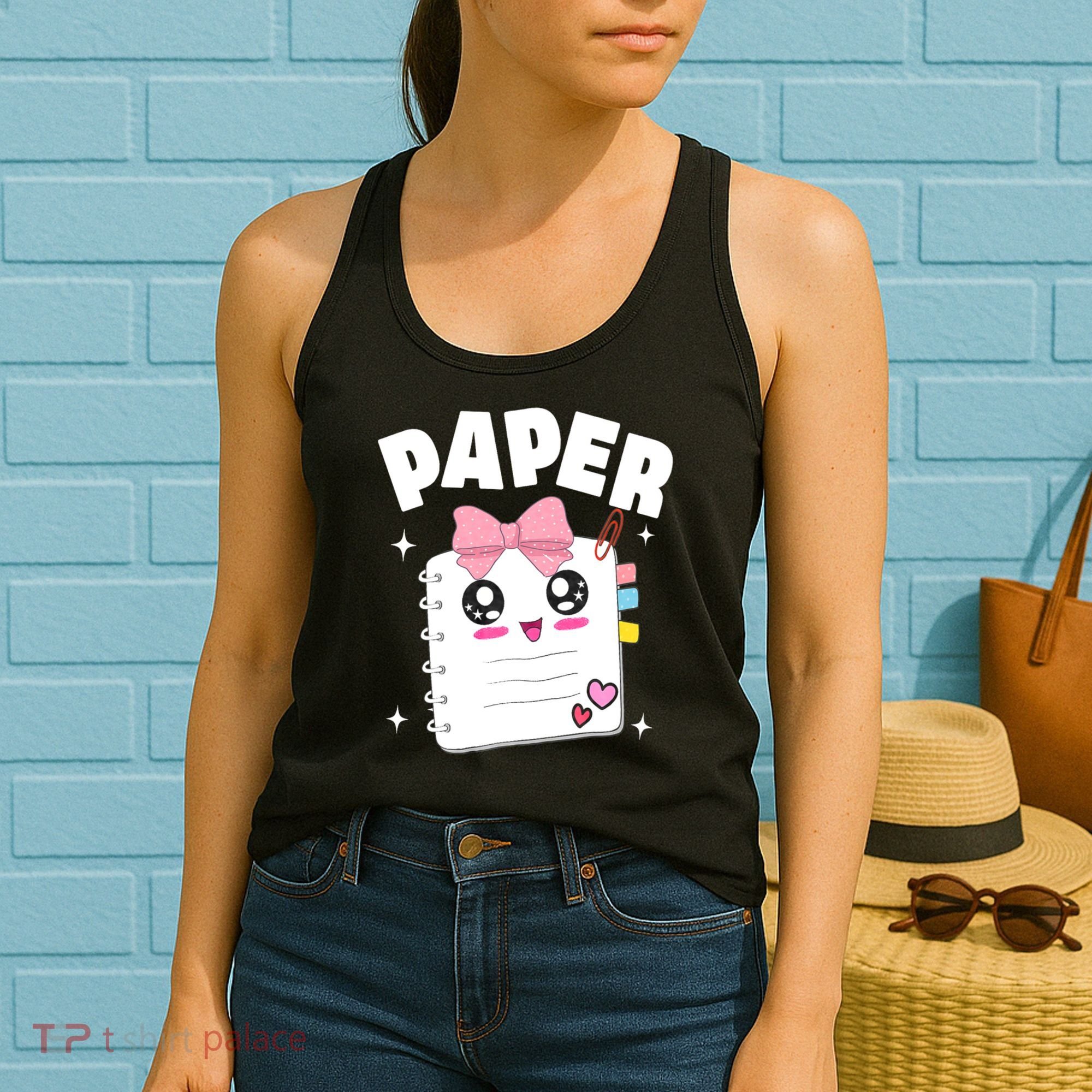 Paper Scissors Rock Halloween Costumes Group Family Women's Tank Top