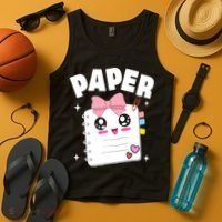 Paper Scissors Rock Halloween Costumes Group Family Tank Top thumb 4