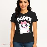 Paper Scissors Rock Halloween Costumes Group Family Women's T-Shirt thumb 4