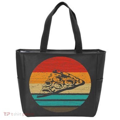 Pizza Slice Retro Style Vintage Tote Bag