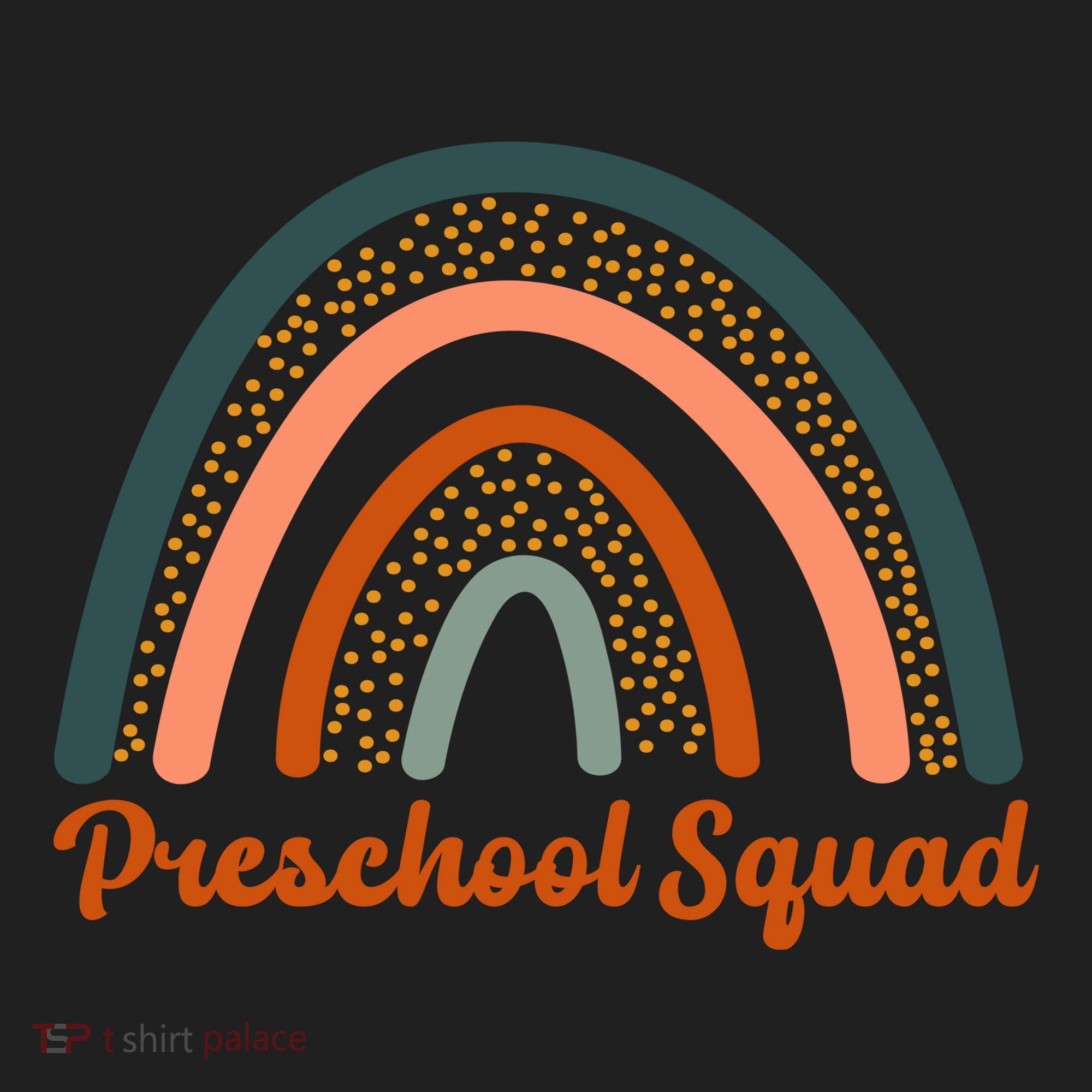 Preschool Squad Rainbow Back To School Women's Sweatshirt