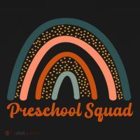 Preschool Squad Rainbow Back To School Tote Bag thumb 4
