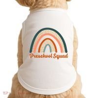 Preschool Squad Rainbow Back To School Doggie Tank thumb 0