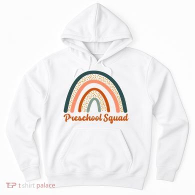 Preschool Squad Rainbow Back To School Hoodie