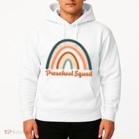 Preschool Squad Rainbow Back To School Hoodie thumb 2