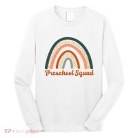 Preschool Squad Rainbow Back To School Long Sleeve Shirt thumb 0