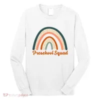 Preschool Squad Rainbow Back To School Long Sleeve Shirt thumb 0