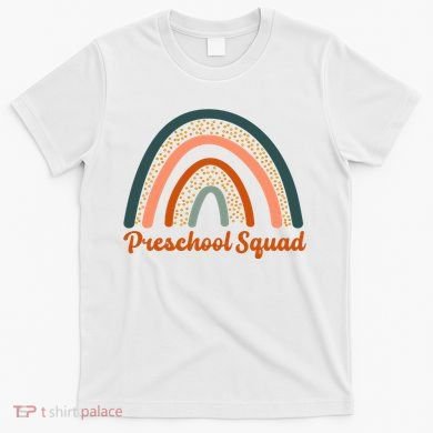 Preschool Squad Rainbow Back To School T-Shirt