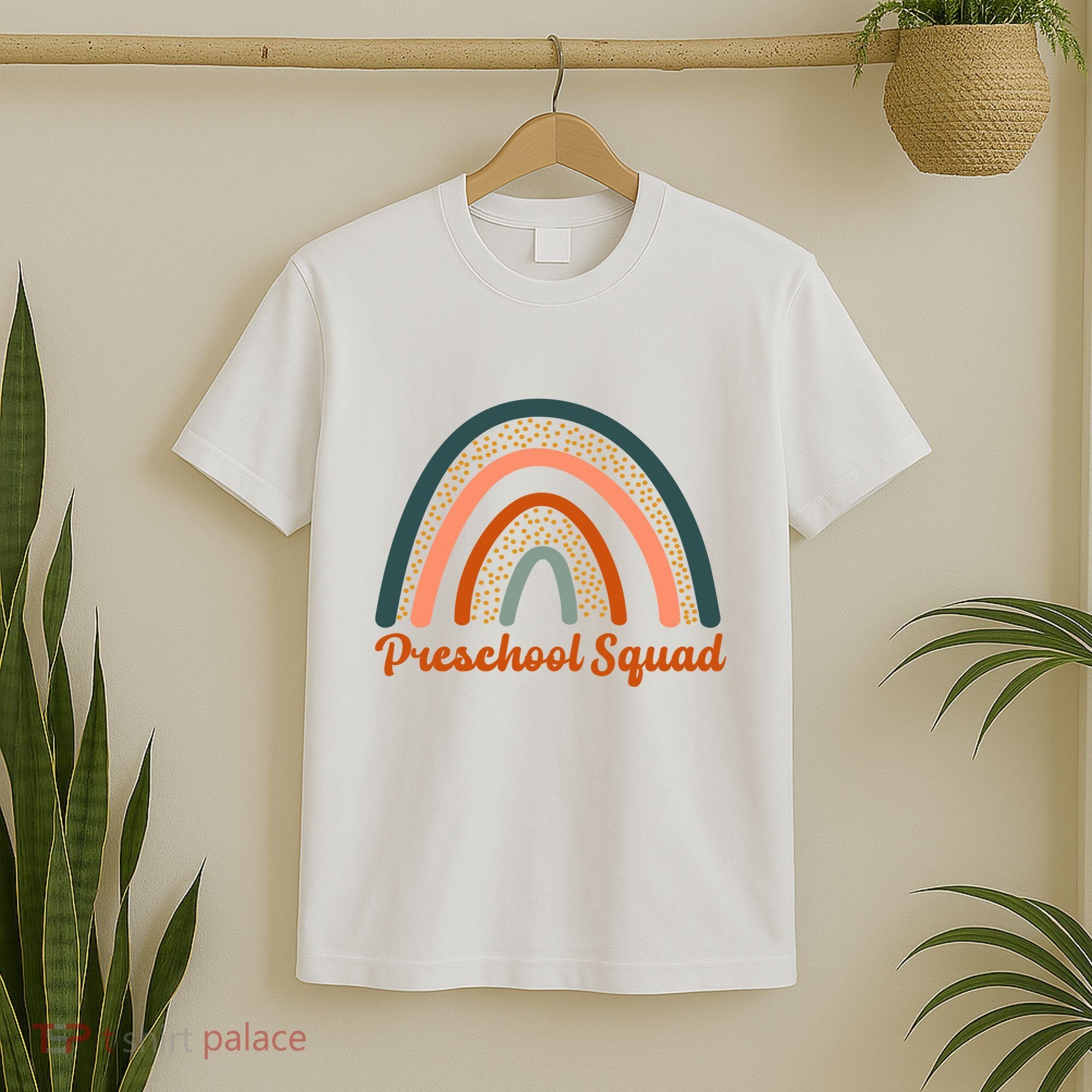 Preschool Squad Rainbow Back To School T-Shirt