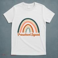 Preschool Squad Rainbow Back To School T-Shirt thumb 5
