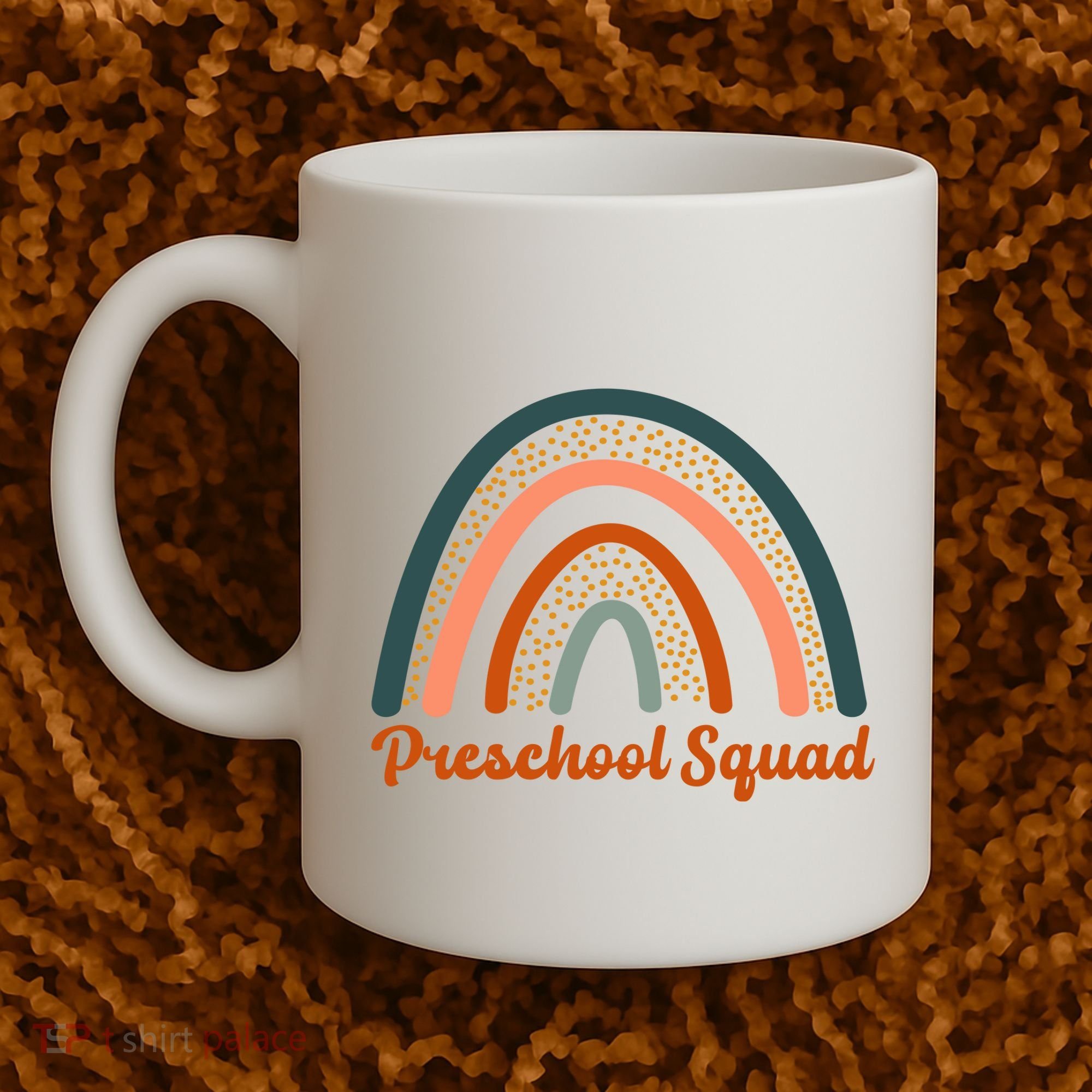 Preschool Squad Rainbow Back To School Coffee Mug