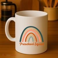Preschool Squad Rainbow Back To School Coffee Mug thumb 4