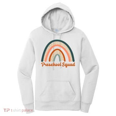 Preschool Squad Rainbow Back To School Women's Hoodie