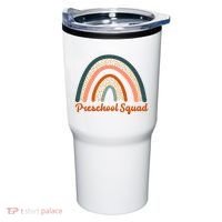 Preschool Squad Rainbow Back To School Tumbler thumb 0