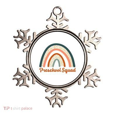 Preschool Squad Rainbow Back To School Ornament