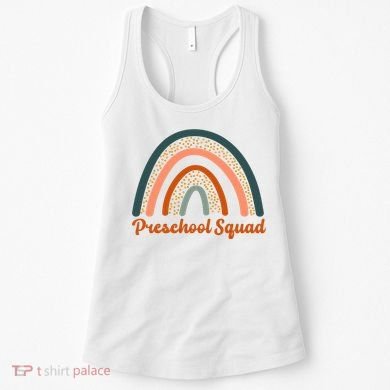 Preschool Squad Rainbow Back To School Women's Tank Top