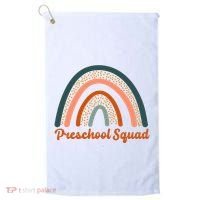 Preschool Squad Rainbow Back To School Golf Towel thumb 0