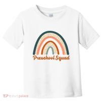 Preschool Squad Rainbow Back To School Toddler T-Shirt thumb 0
