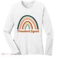 Preschool Squad Rainbow Back To School Women's Long Sleeve Shirt thumb 0