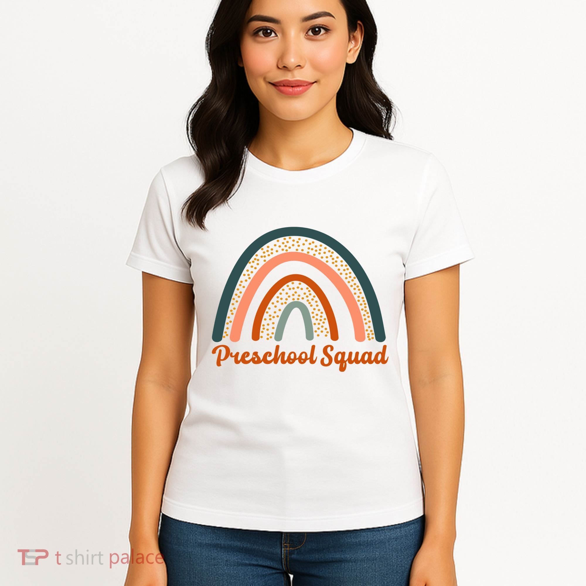 Preschool Squad Rainbow Back To School Women's T-Shirt