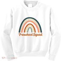 Preschool Squad Rainbow Back To School Kids Sweatshirt thumb 0