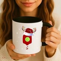 Pickleball Santa Sports Christmas Pickleball Player Gift Coffee Mug thumb 3