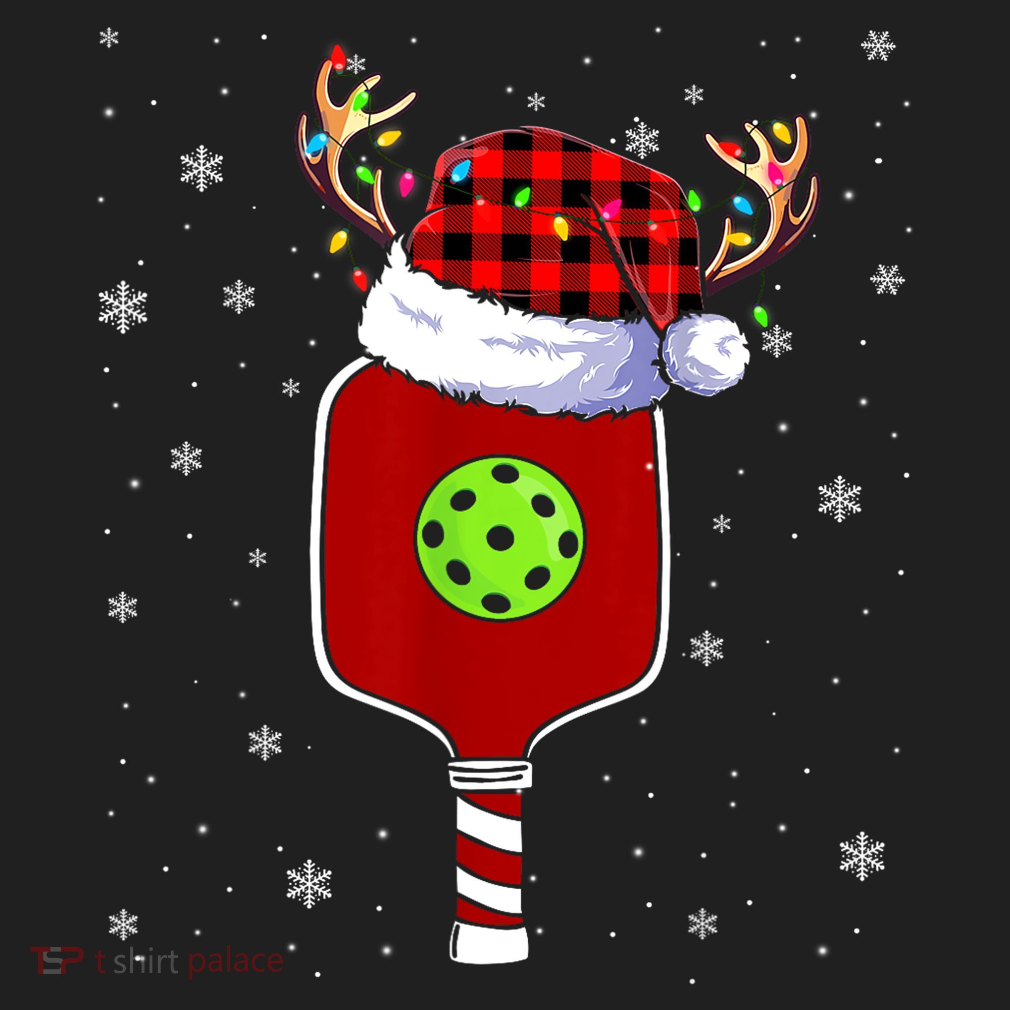 Pickleball Santa Sports Christmas Pickleball Player Gift Beanie