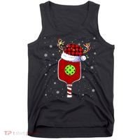 Pickleball Santa Sports Christmas Pickleball Player Gift Tank Top thumb 0