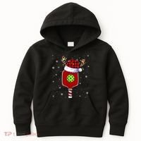 Pickleball Santa Sports Christmas Pickleball Player Gift Kids Hoodie thumb 0