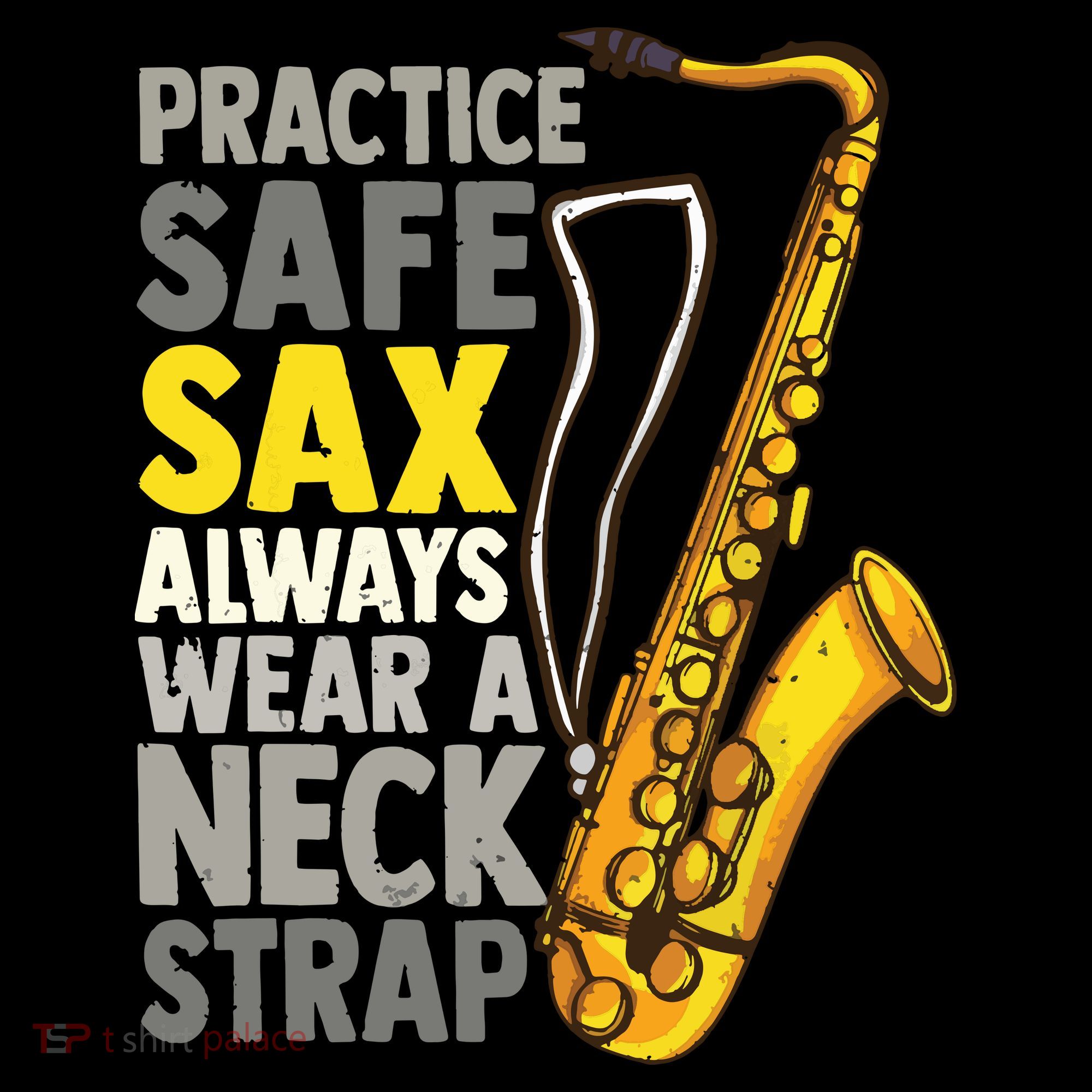 Practice Safe Sax Funny Saxophone Player Jazz Musician Gift Women's Hoodie