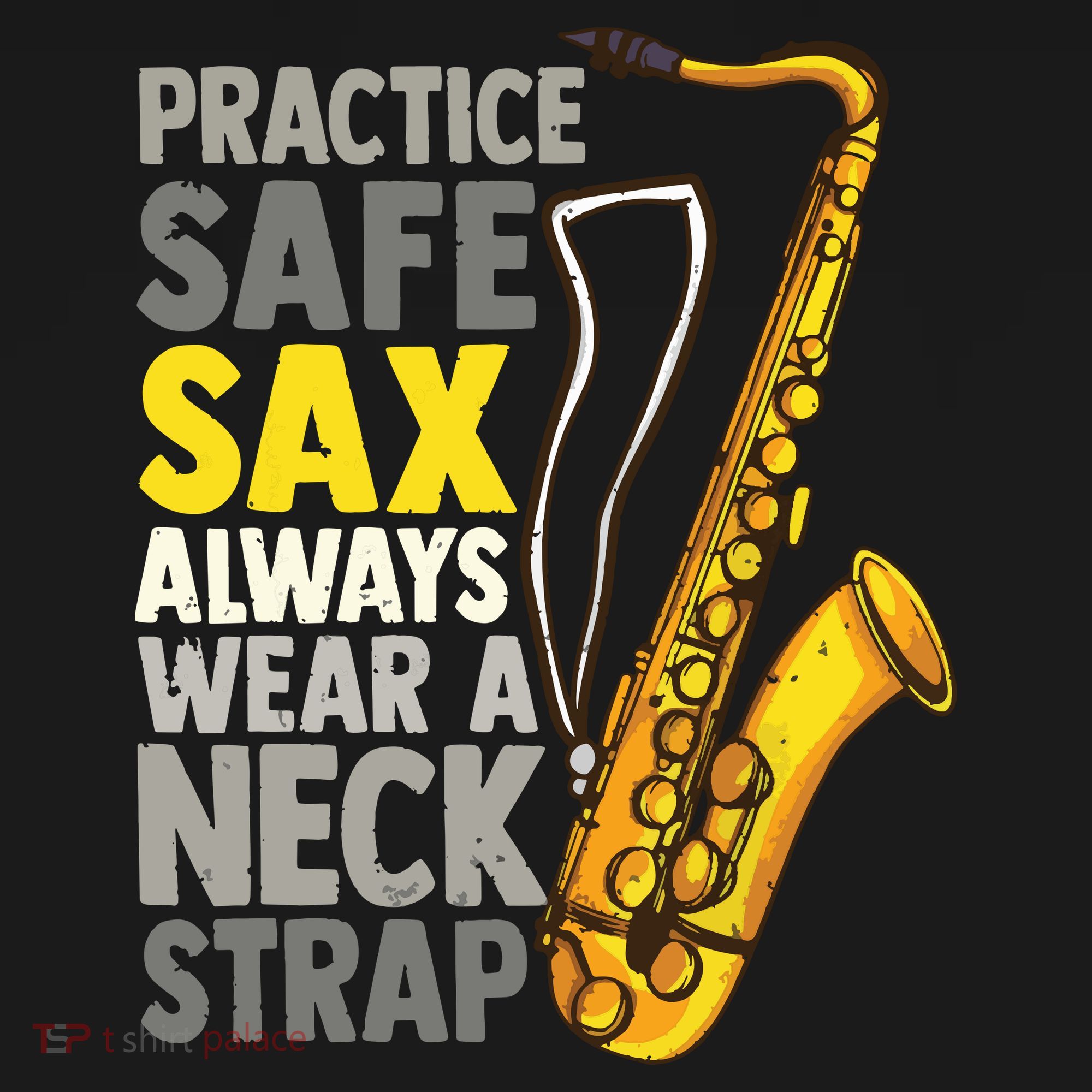 Practice Safe Sax Funny Saxophone Player Jazz Musician Gift Visor