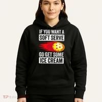 Pickleball Soft Serve Ice Cream Funny Pickleball Hoodie thumb 5