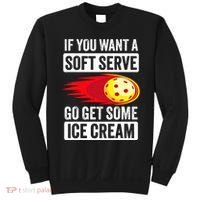 Pickleball Soft Serve Ice Cream Funny Pickleball Sweatshirt thumb 0