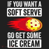 Pickleball Soft Serve Ice Cream Funny Pickleball Beanie thumb 2